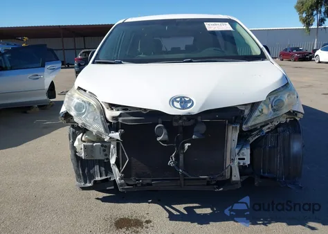 2011 Toyota Sienna Base V6 from USA, damaged, VIN 5TDZK3DC5BS044504